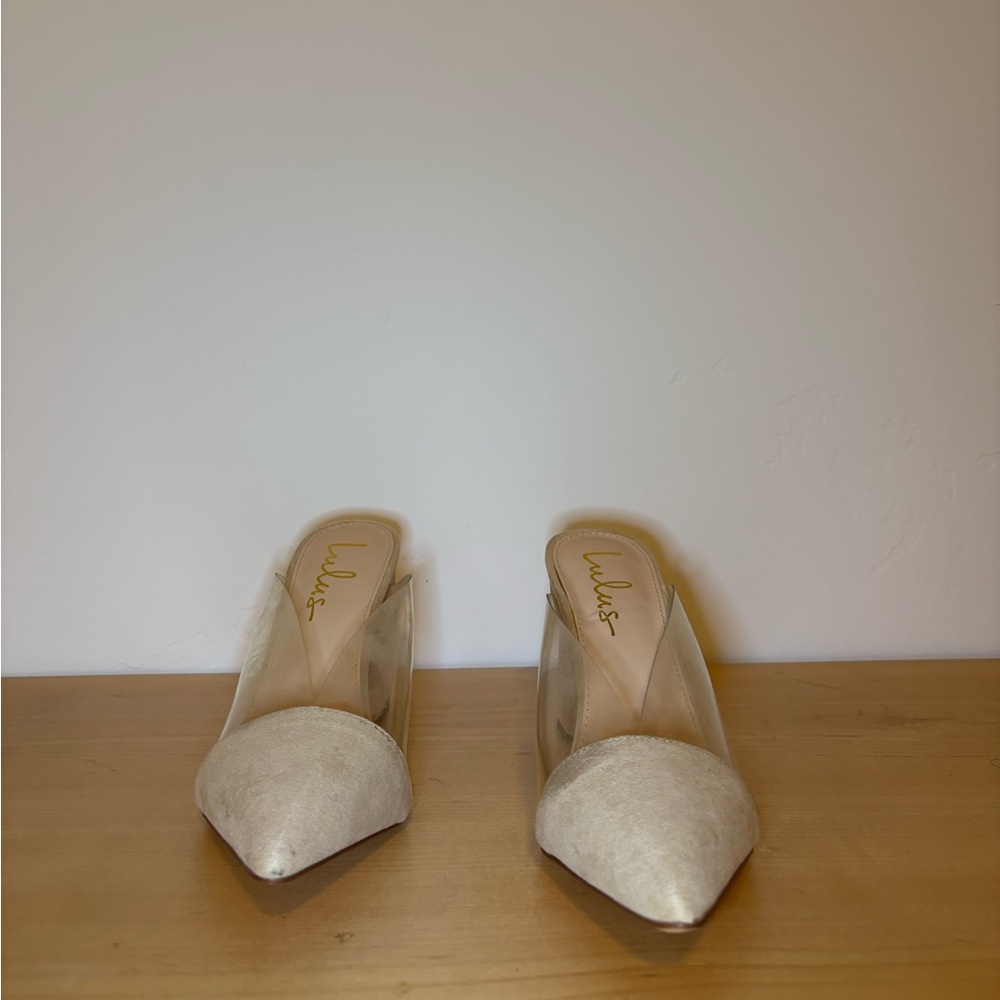 Elegant Cream Mules by Lulus